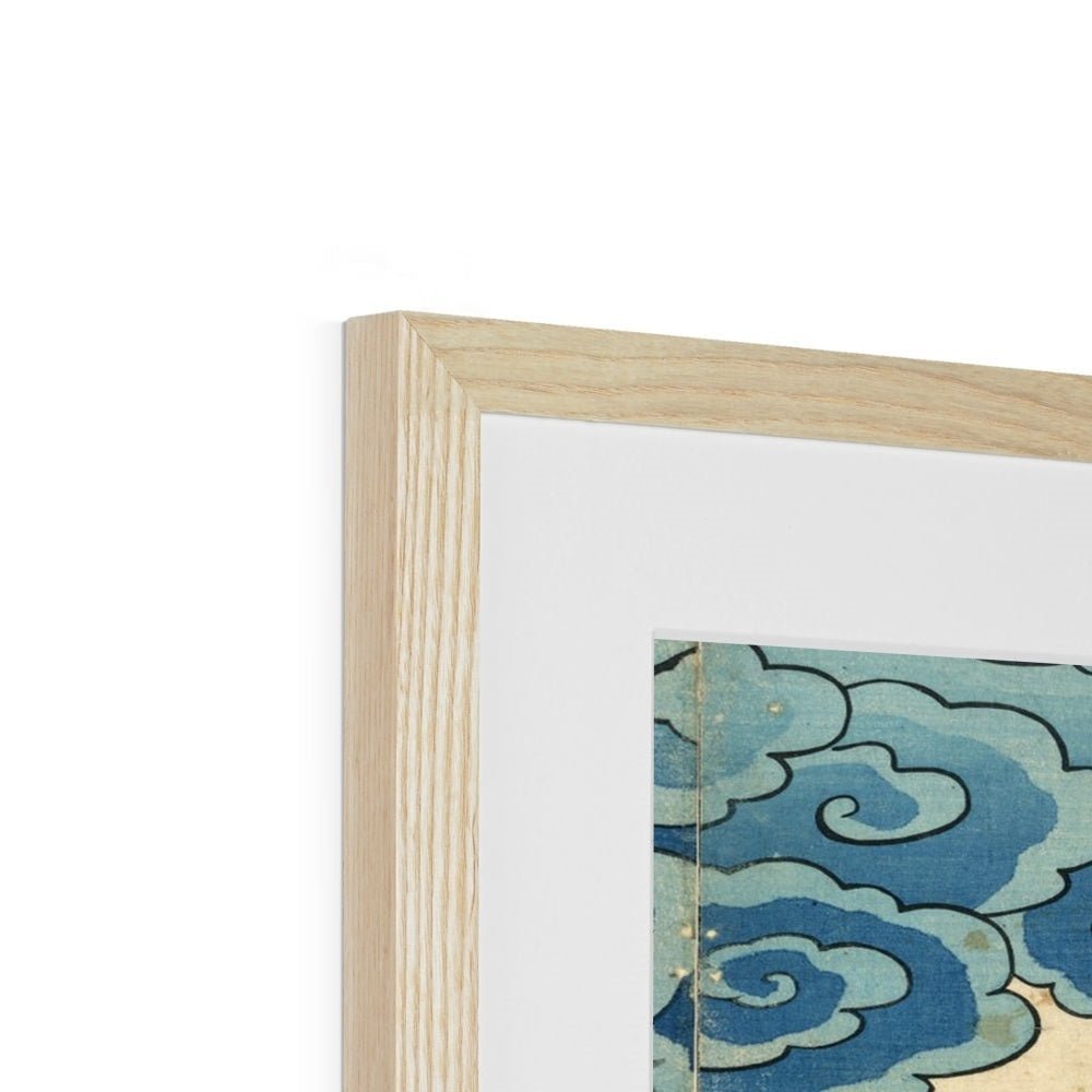 Giant Toad Ukiyoe Japanese Edo-Period Framed Print