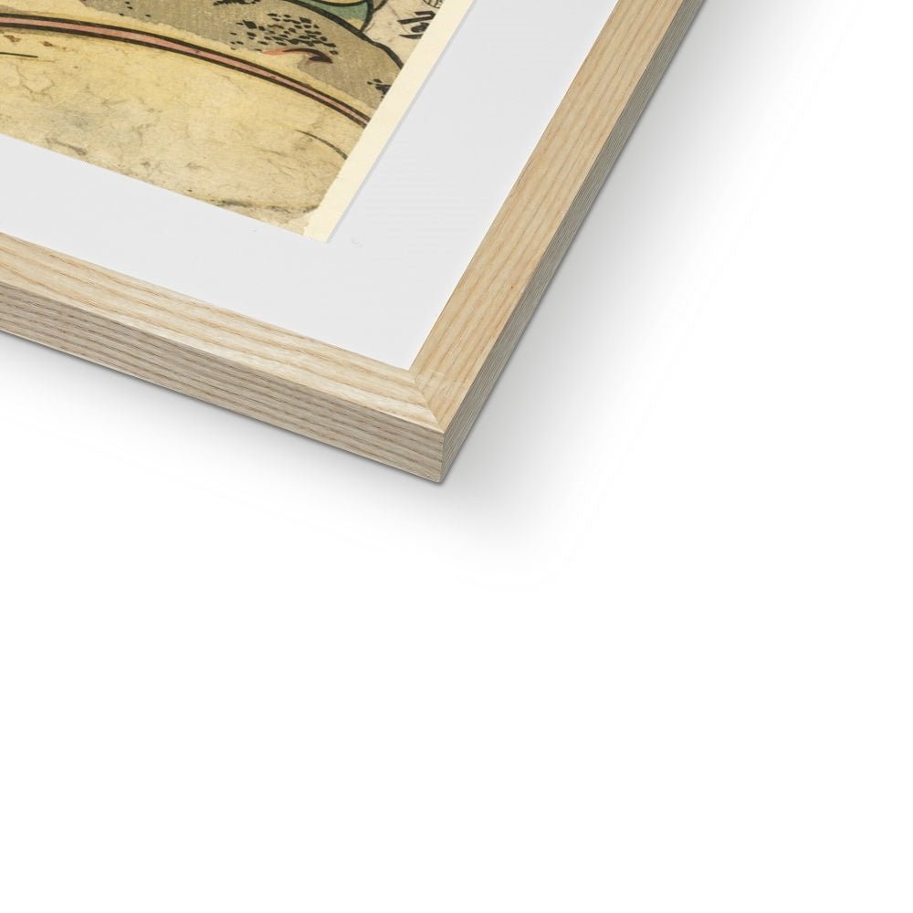 Giant Toad Ukiyoe Japanese Edo-Period Framed Print