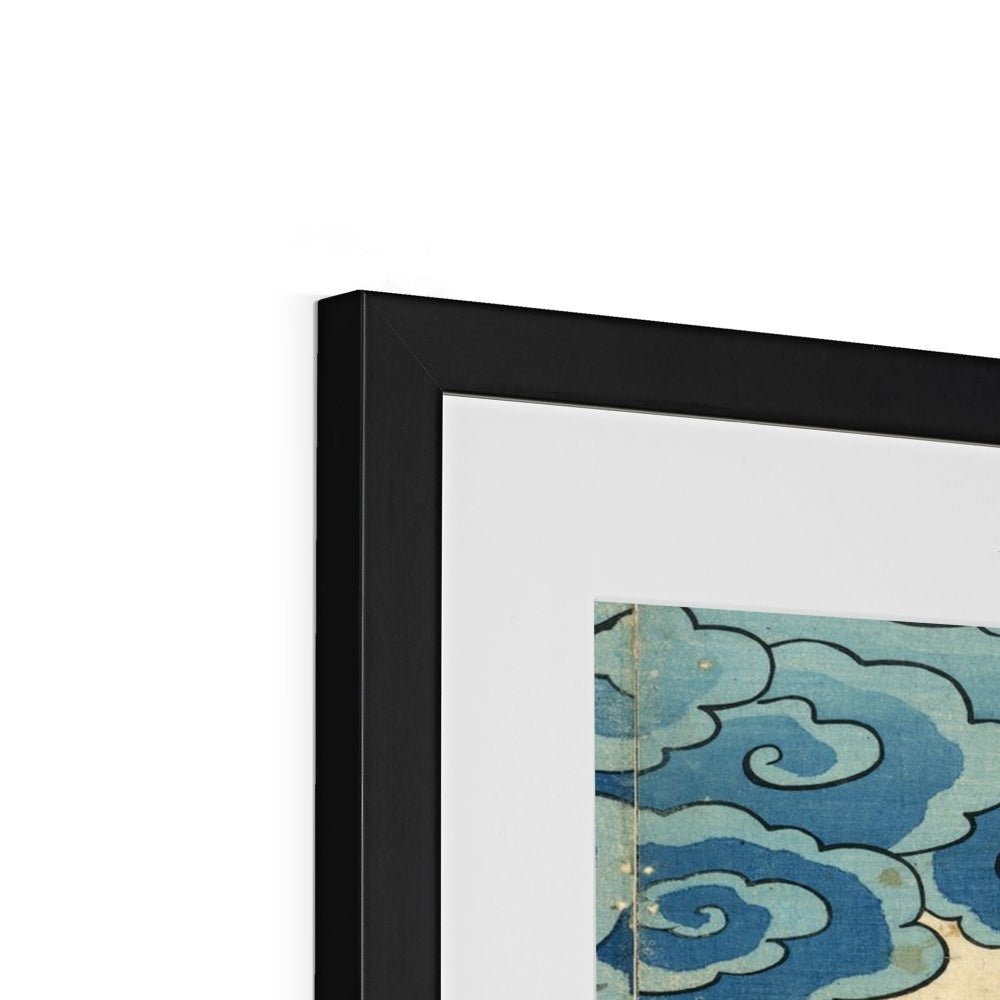 Giant Toad Ukiyoe Japanese Edo-Period Framed Print