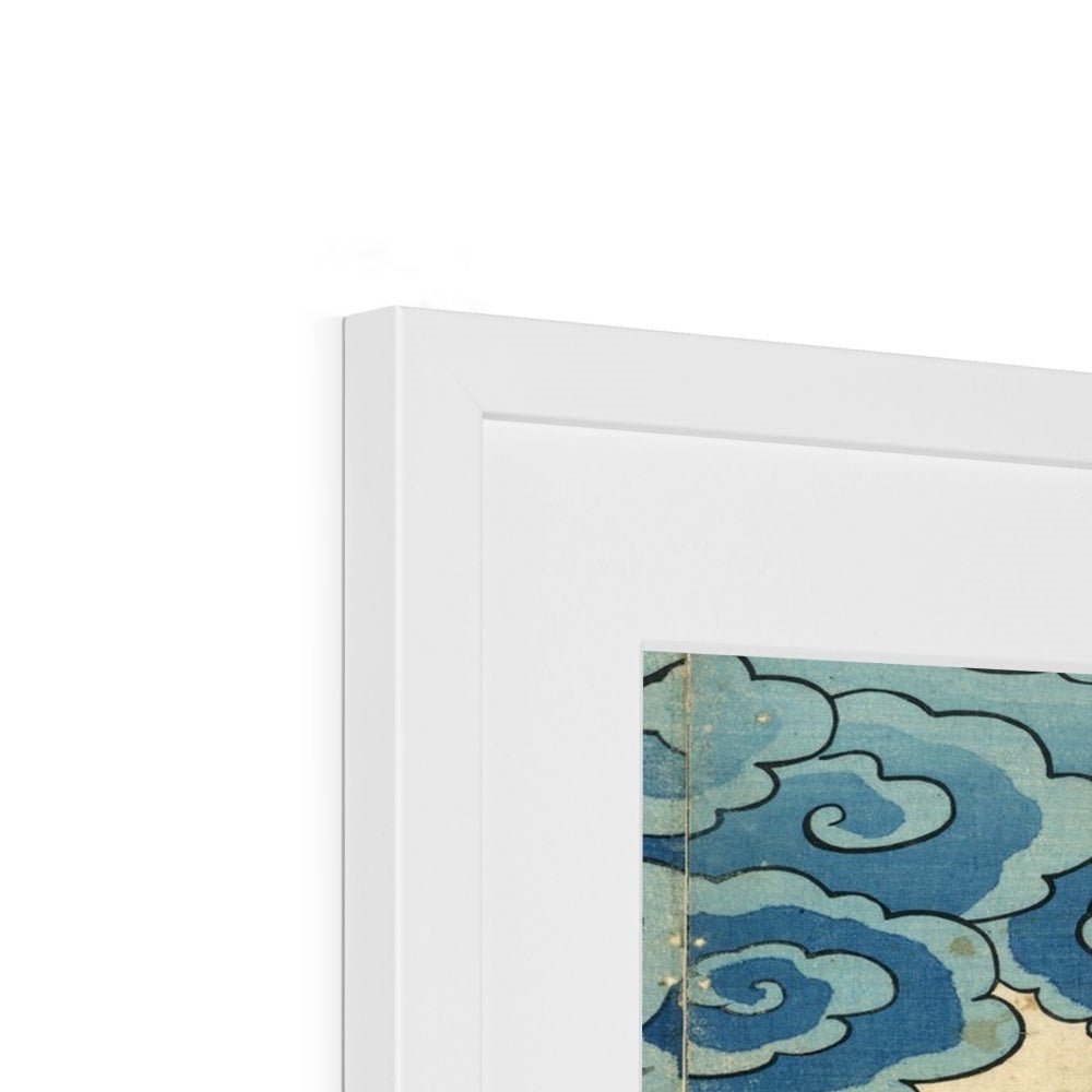 Giant Toad Ukiyoe Japanese Edo-Period Framed Print