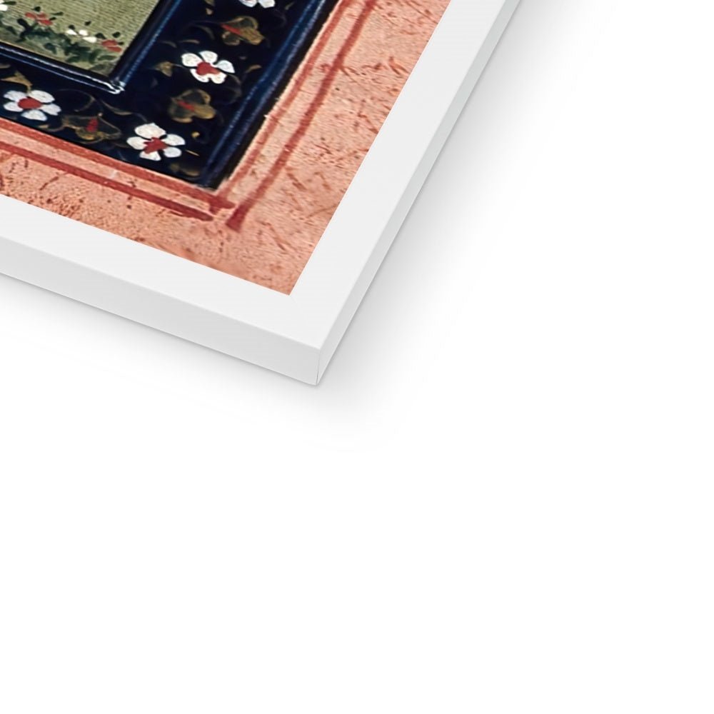 Goddess Durga, Shakti, Defeats Demon Mahishasura | Indian Mythology Folklore | Devi Bhakti Guru Framed Art Print