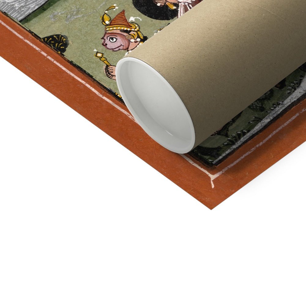 Hanuman's Leap to Lanka | Ramayana Epic Hindu Sacred Text | Rama, Ravana, Sita Fine Art Print