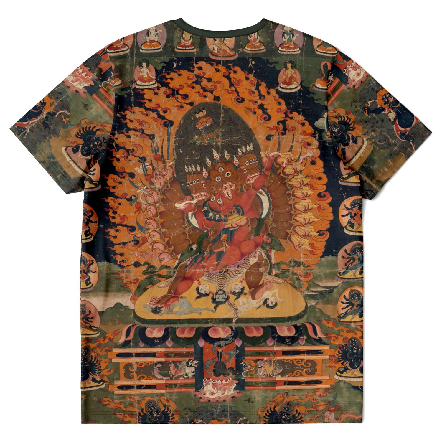 T-shirt Hayagriva Yab-Yum Tibetan Thangka Vajrayana T-Shirt