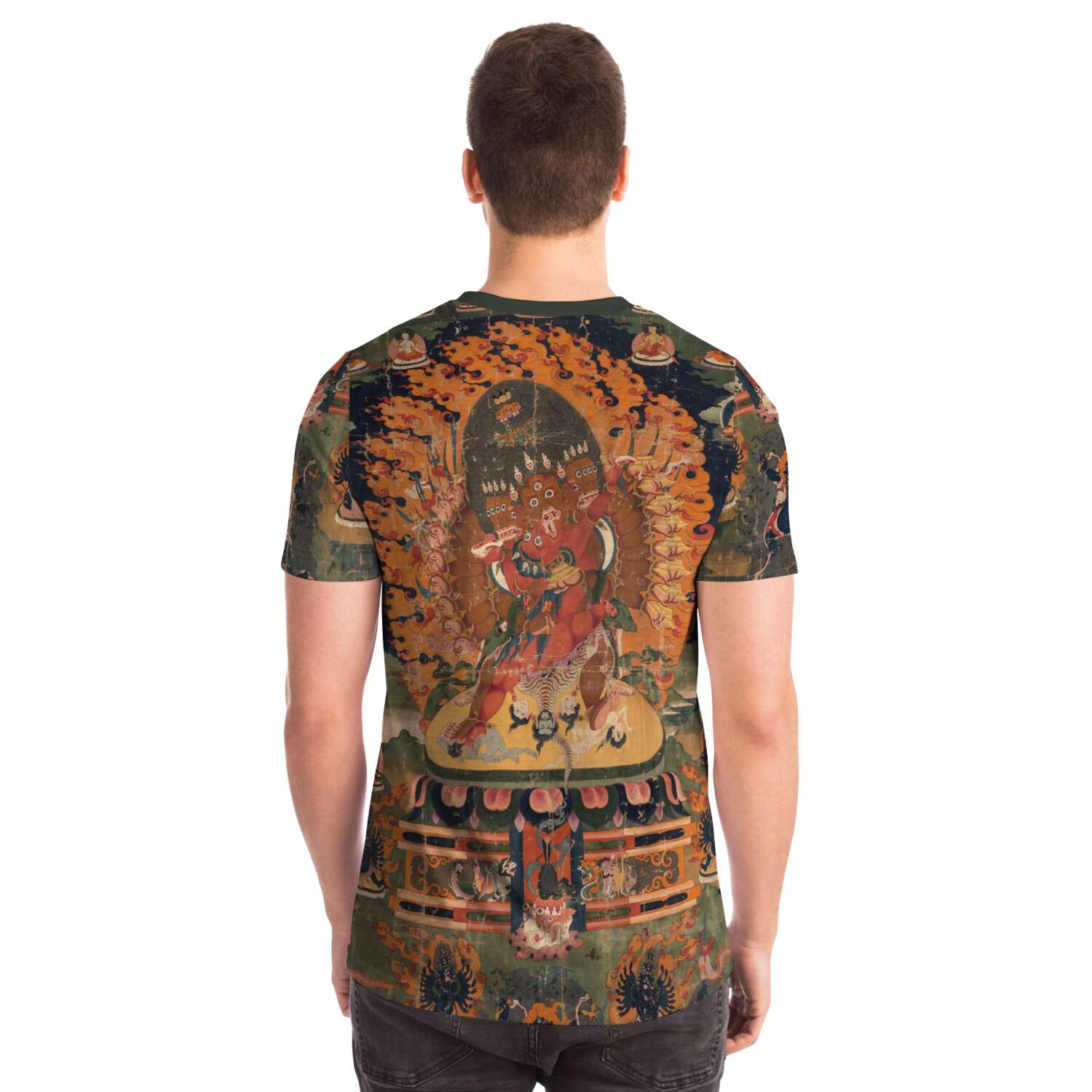 T-shirt Hayagriva Yab-Yum Tibetan Thangka Vajrayana T-Shirt