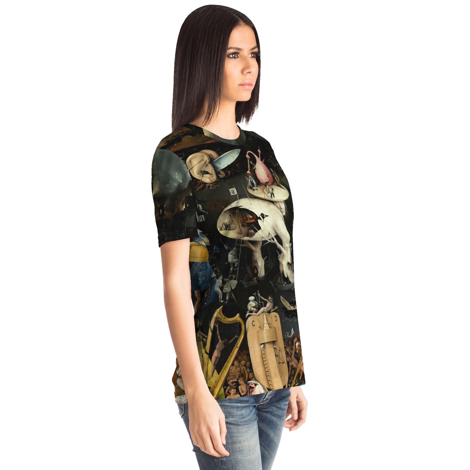 T-shirt Hieronymus Bosch Garden of Earthly Delights T-Shirt: Hell Panel