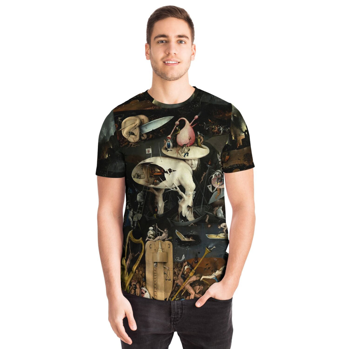 Hieronymus Bosch Garden of Earthly Delights T-Shirt: Hell Panel