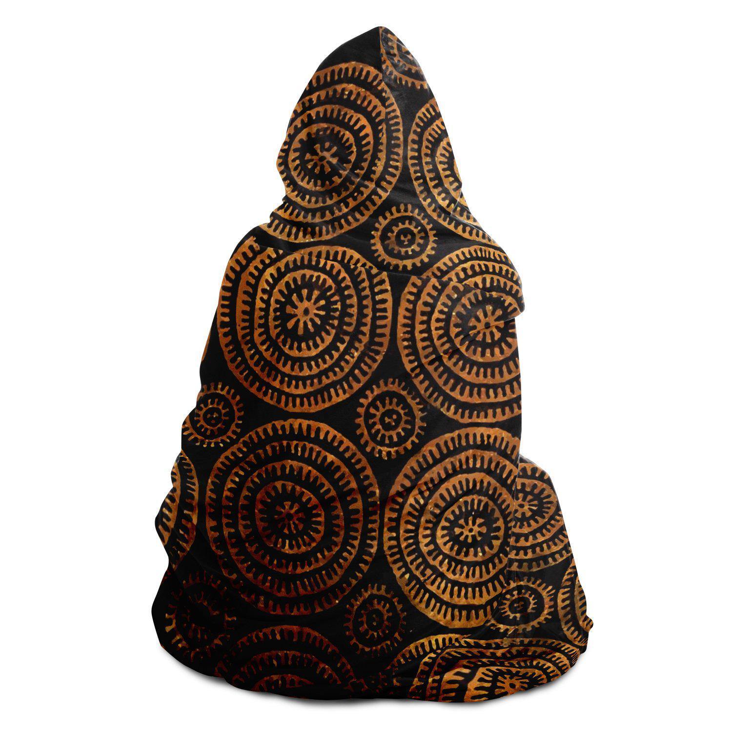 Hooded Blanket - AOP Hooded Blanket, Bamana Culture Inspired (Mali)