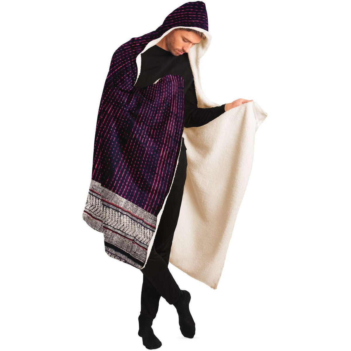 Hooded Blanket, Laos Traditional Textile Design