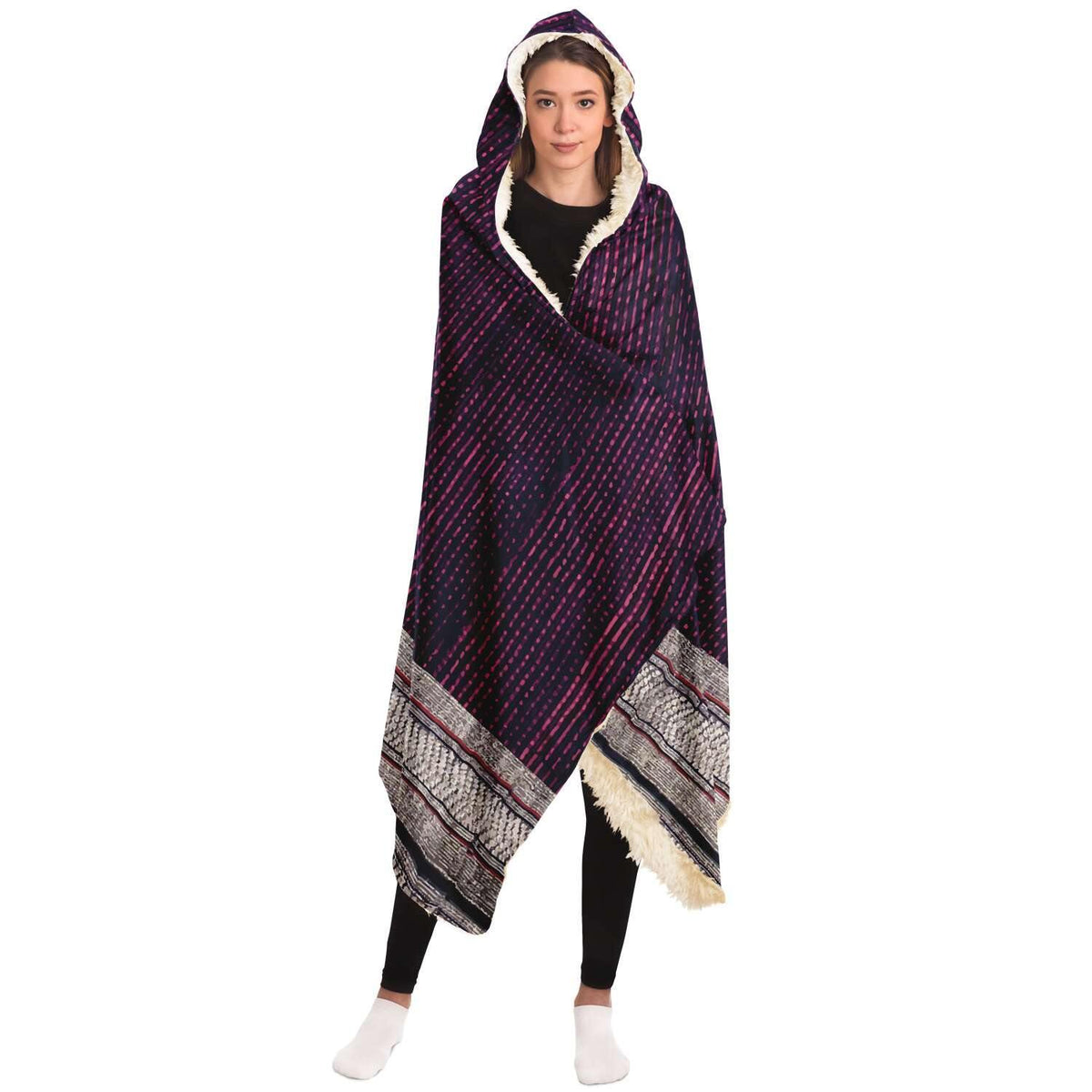 Hooded Blanket, Laos Traditional Textile Design