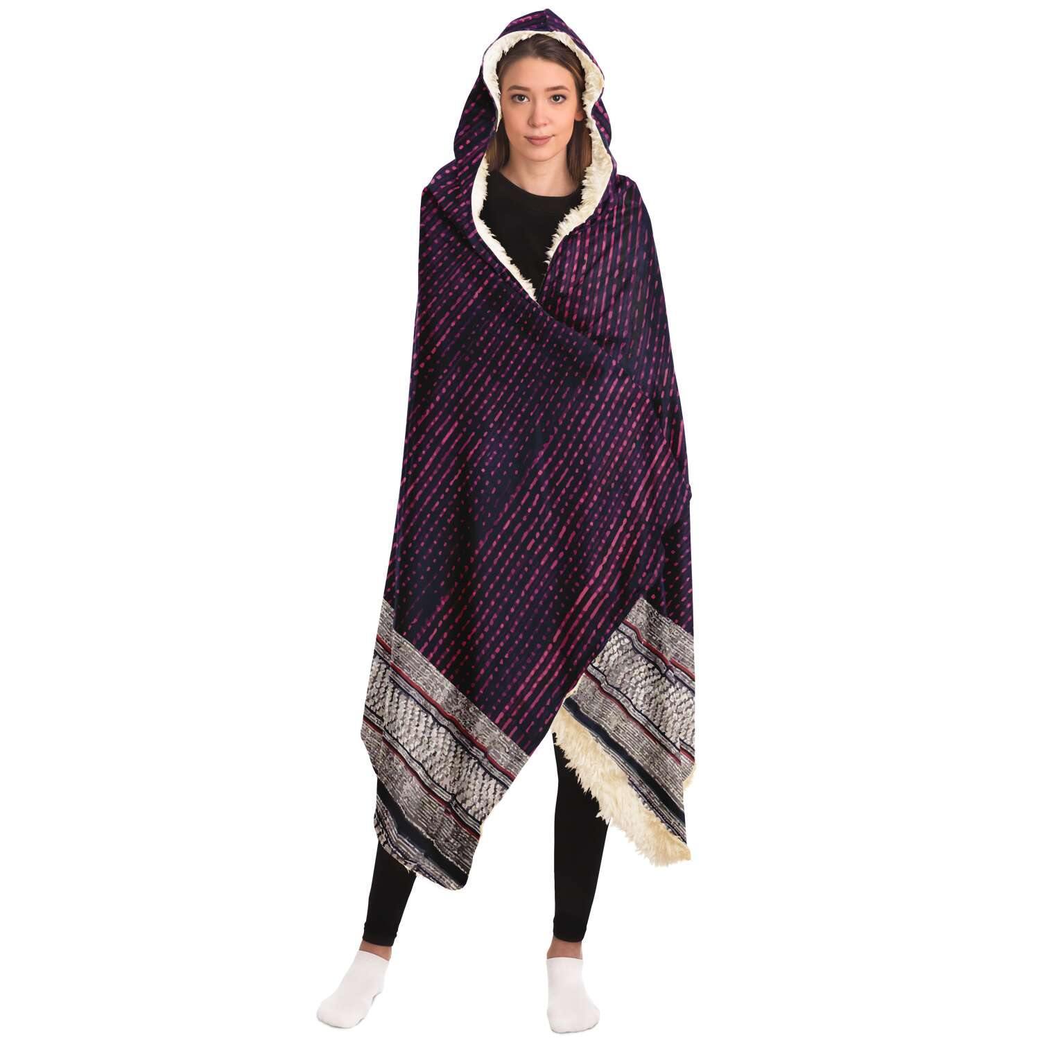 Hooded Blanket, Laos Traditional Textile Design