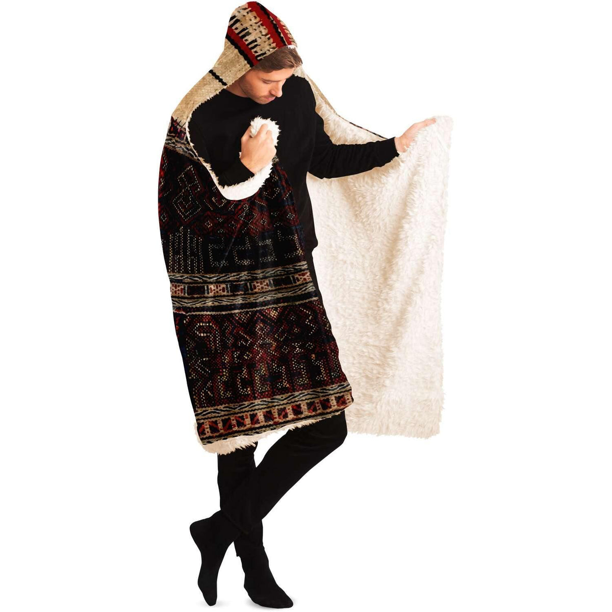 Hooded Blanket, Li Culture Traditional Textile Design