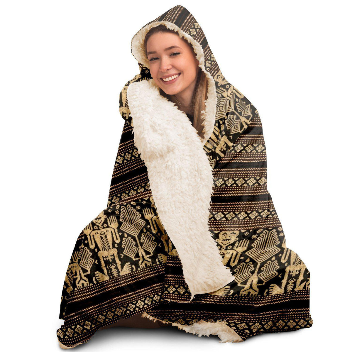 Hooded Blanket, Lombok Culture Traditional Indonesian Design