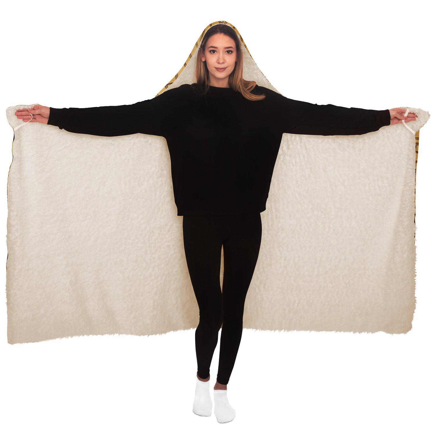 Hooded Blanket, (Mali) Traditional Kuba Cloth Design