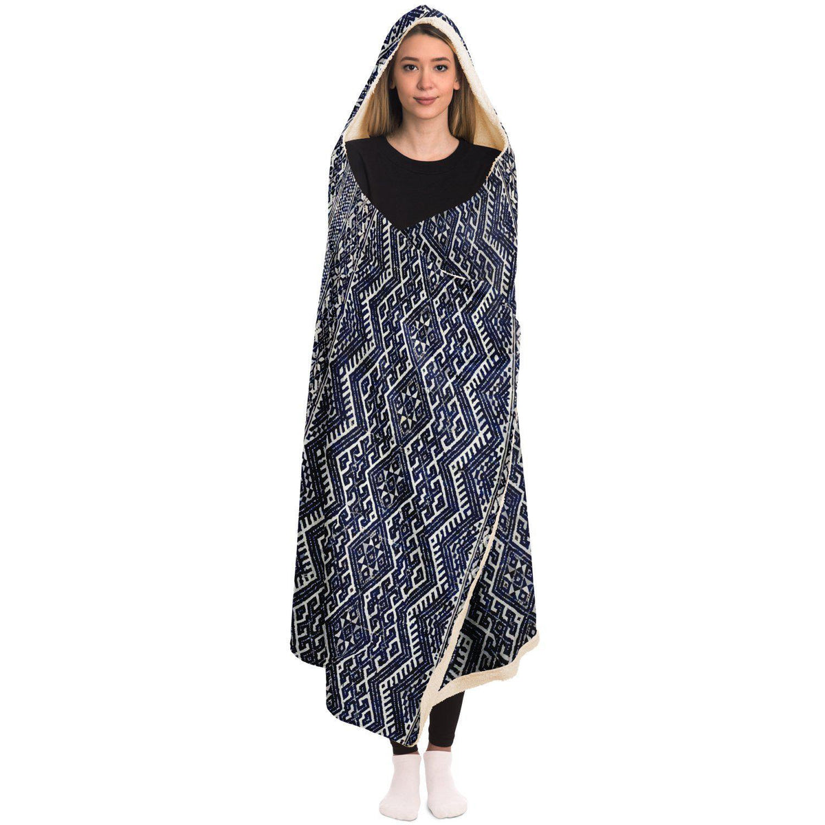Hooded Blanket, Miao Culture Antique, Traditional Design