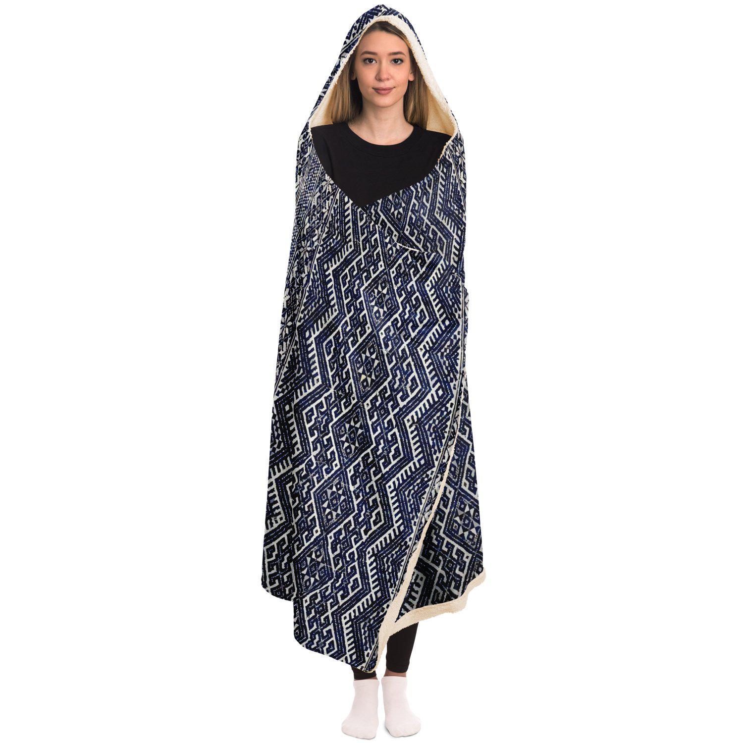 Hooded Blanket, Miao Culture Antique, Traditional Design