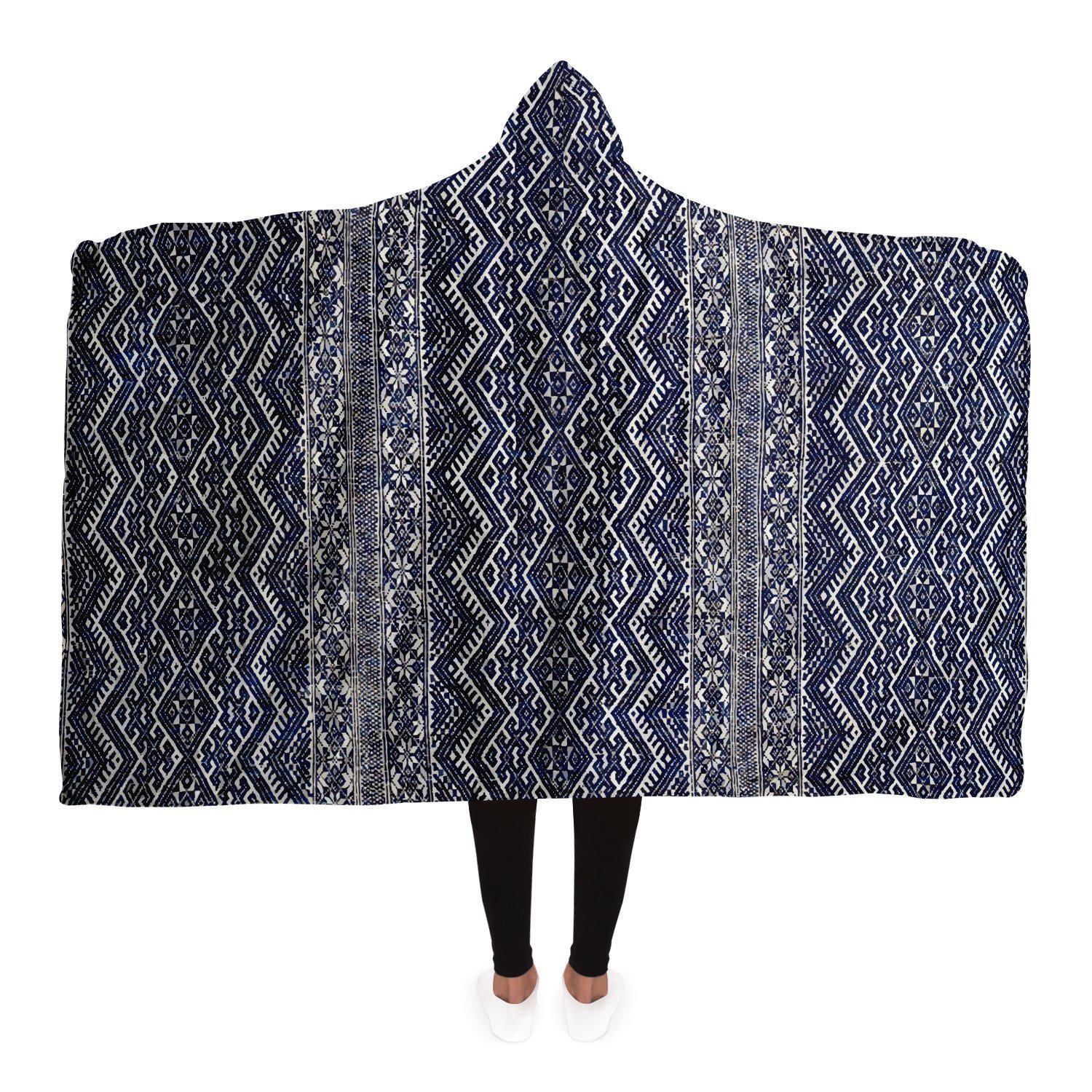 Hooded Blanket, Miao Culture Antique, Traditional Design