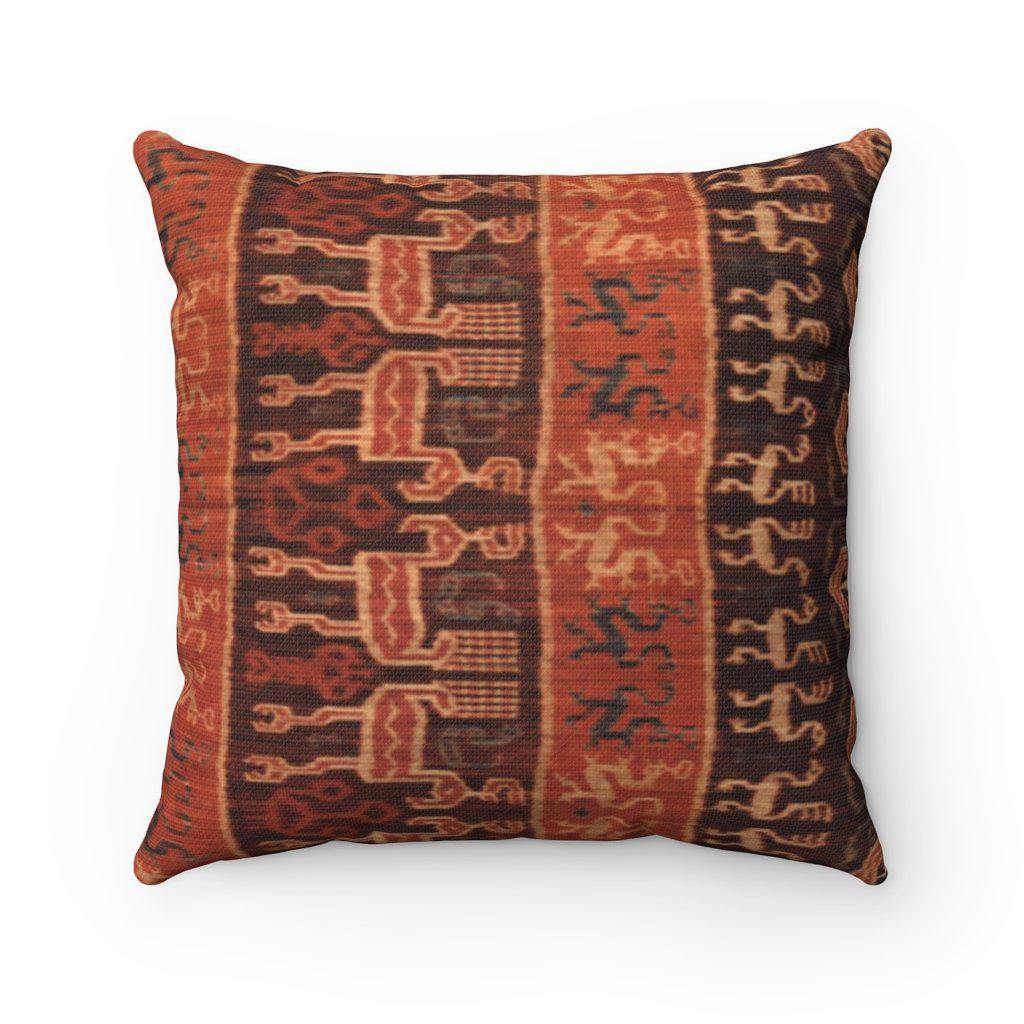Tribal Pillow 20&quot; x 20&quot; Indonesian Ikat-Inspired  Tribal Pillow | Various Sizes