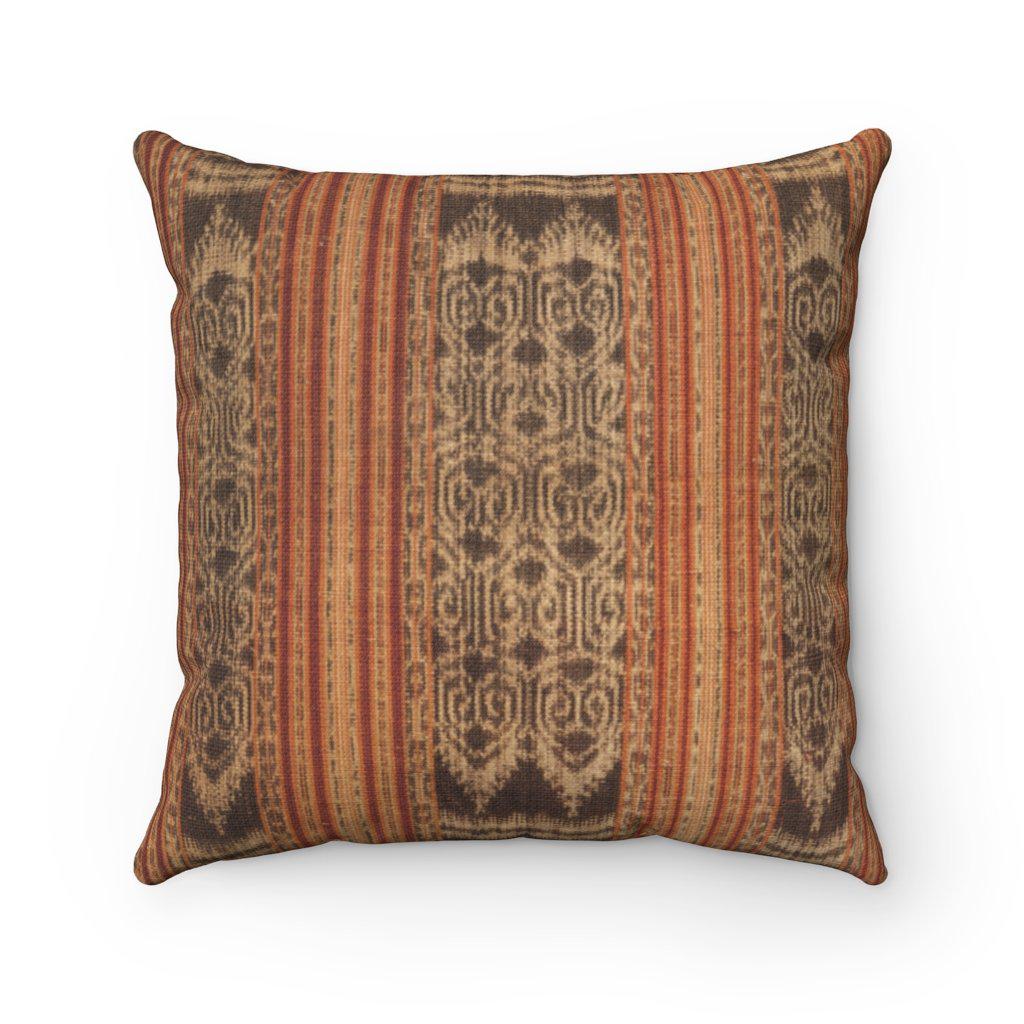 Tribal Pillow 20&quot; x 20&quot; Indonesian Ikat-Inspired Tribal Pillows | Various Sizes
