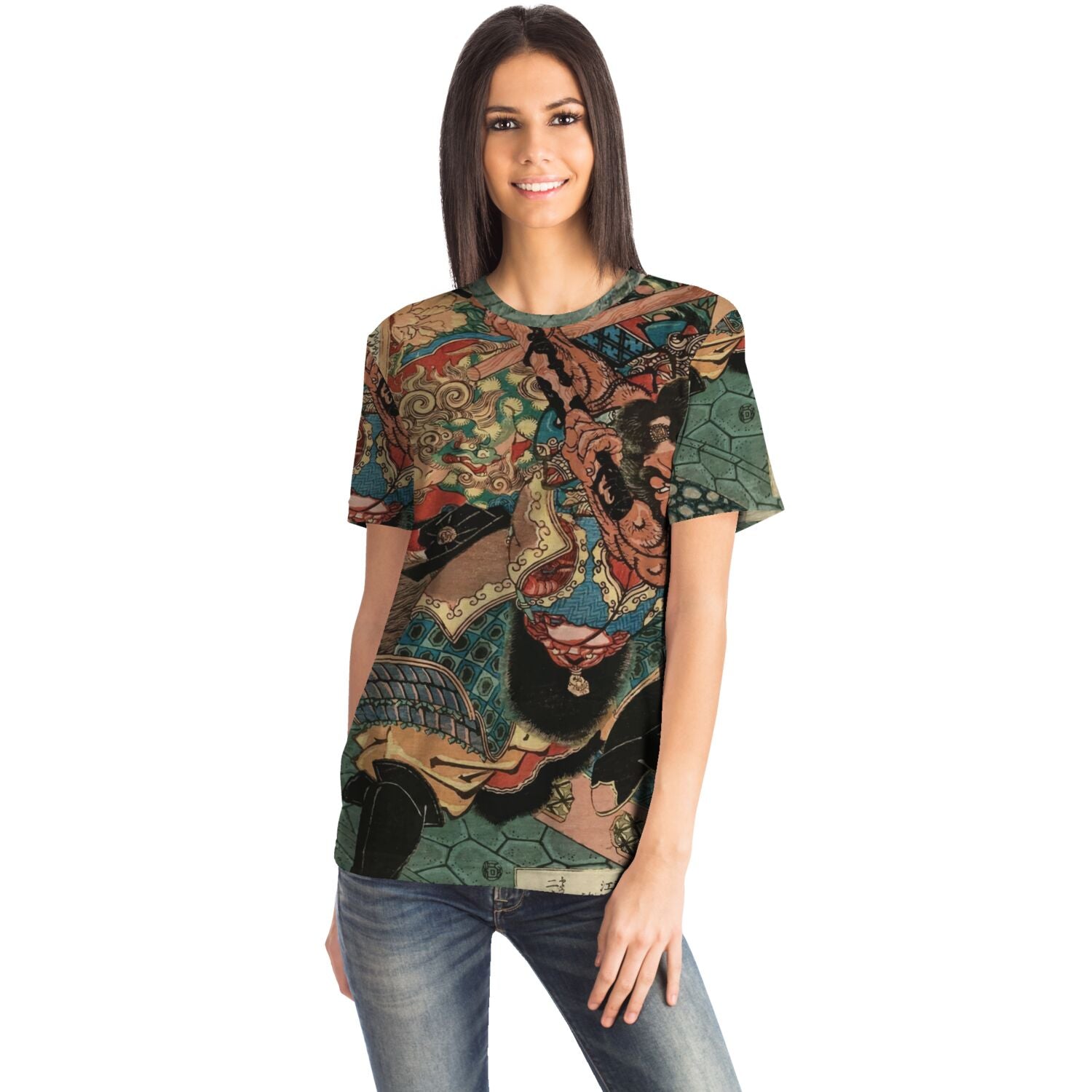 Iron Ox Lee | Taoist Chinese Martial Arts Master | Qigong, Tai Chi Qi, Kung Fu | Kuniyoshi Vintage Graphic Art T-Shirt