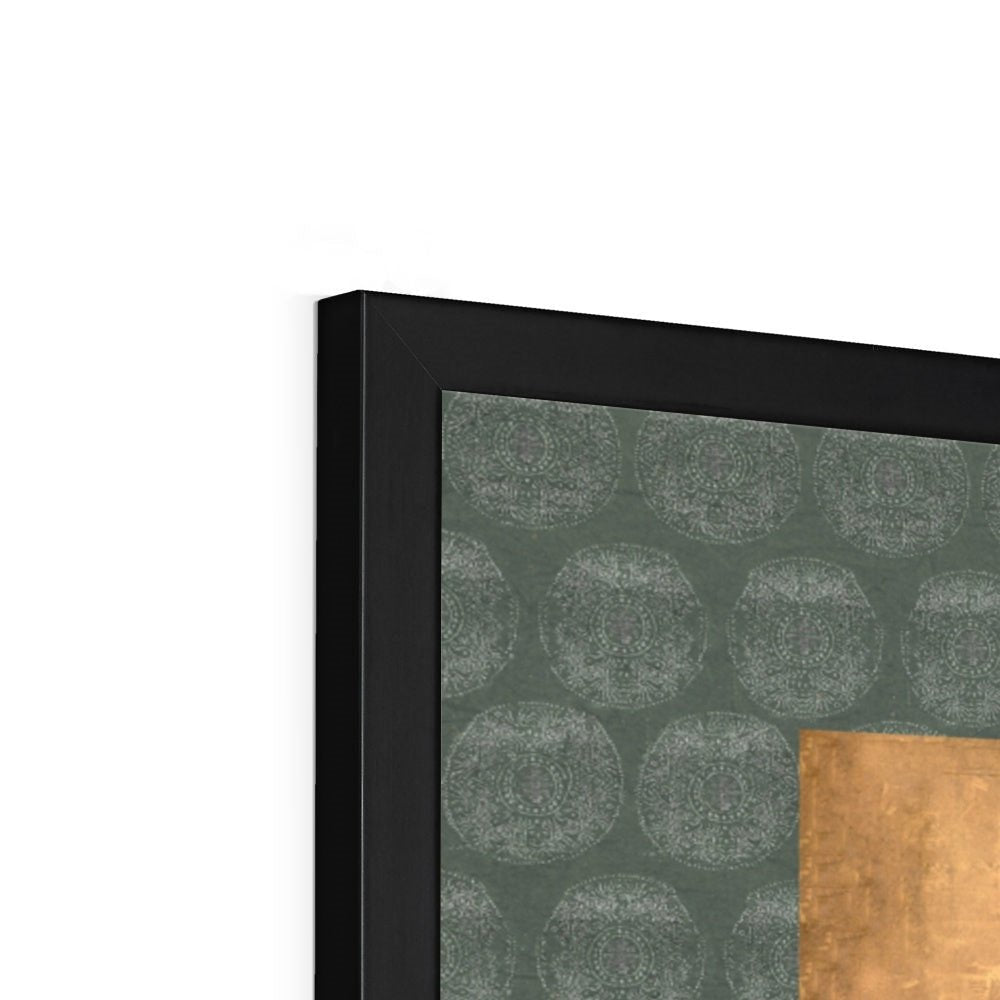 Japanese Thunder God Raijin | Classic Shinto Mythology and Japan Framed Art Print