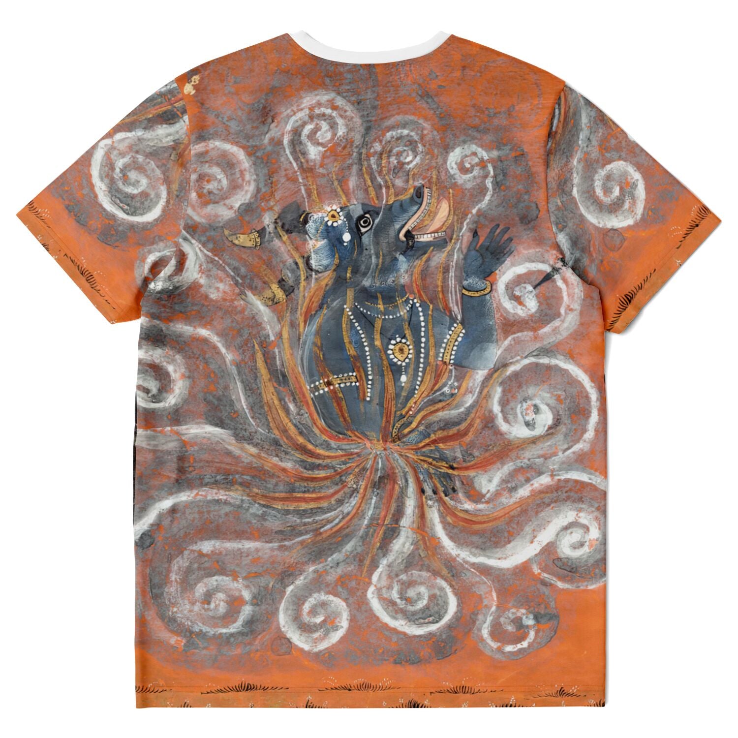 T-shirt Kali Shakti Durga Slaying the Buffalo Demon Asura, Mahishasura | Goddess Parvati Durga Devi Graphic Art T-Shirt