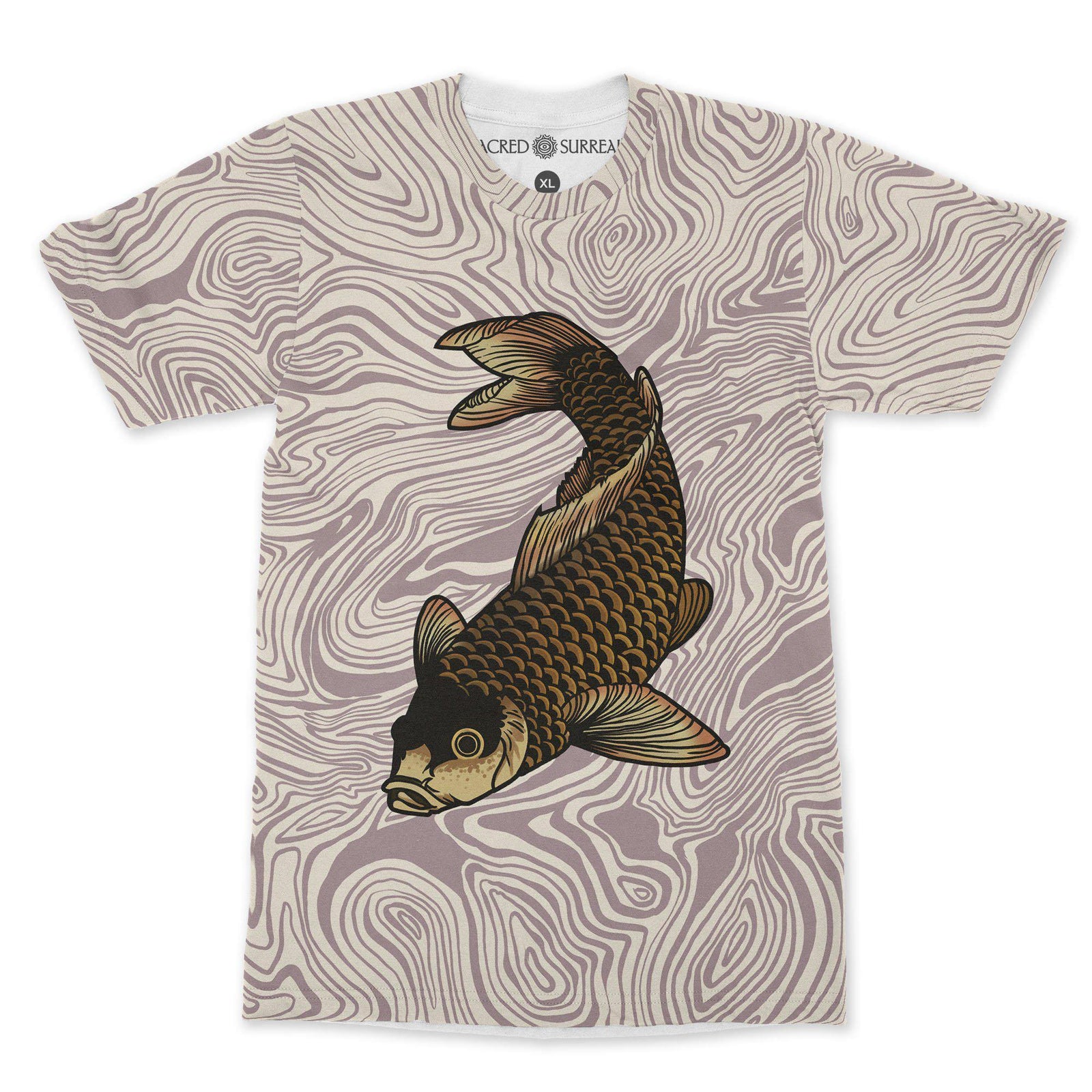 Katsushika Hokusai Carp (Koi) Ukiyo-e T-Shirt