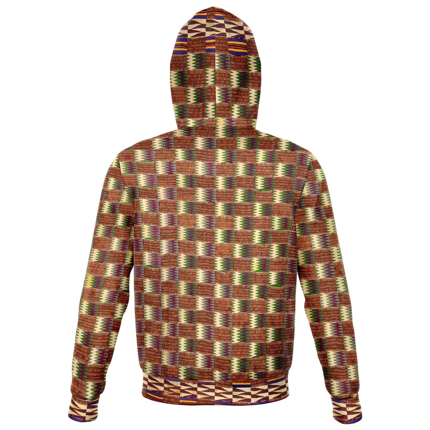 Tribal Hoodie XS KENTE CLOTH DESIGN (GHANA) | Tribal Hoodie