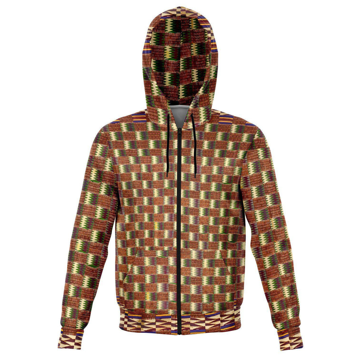 Tribal Hoodie XS KENTE CLOTH DESIGN (GHANA) | Tribal Hoodie