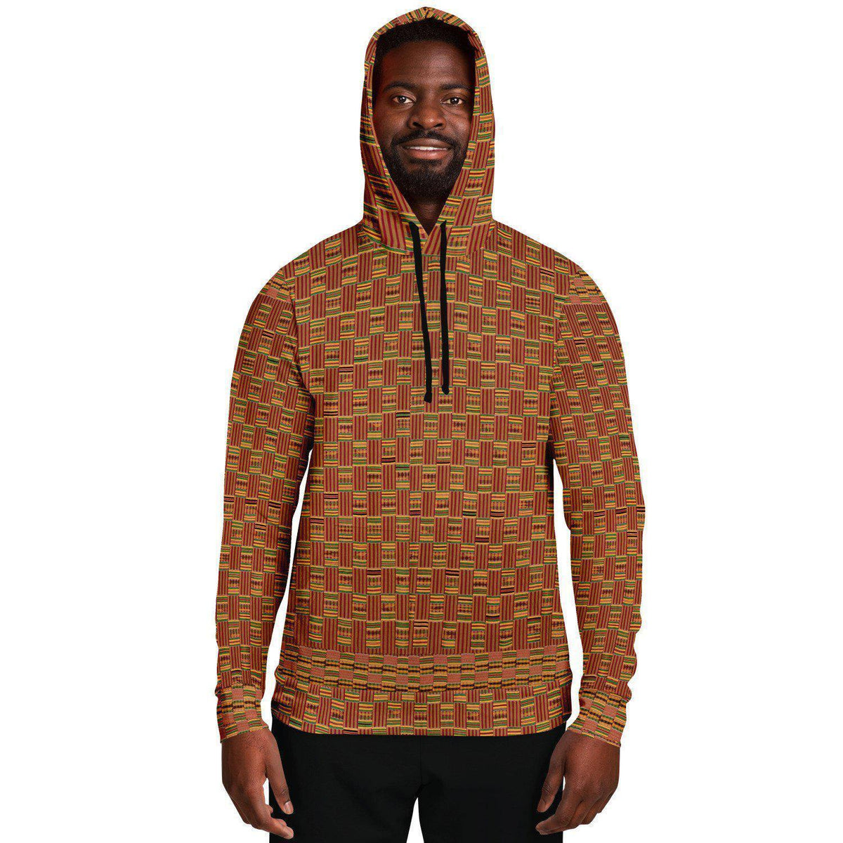 Kente Cloth Inspired (Ghana) | Unisex Tribal Hoodie