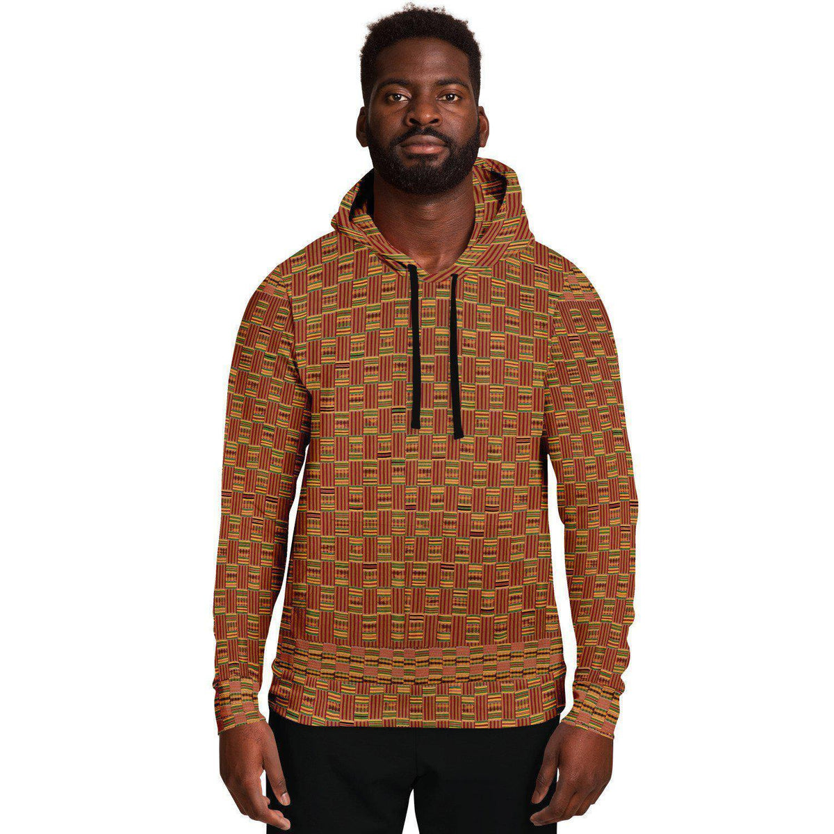 Kente Cloth Inspired (Ghana) | Unisex Tribal Hoodie