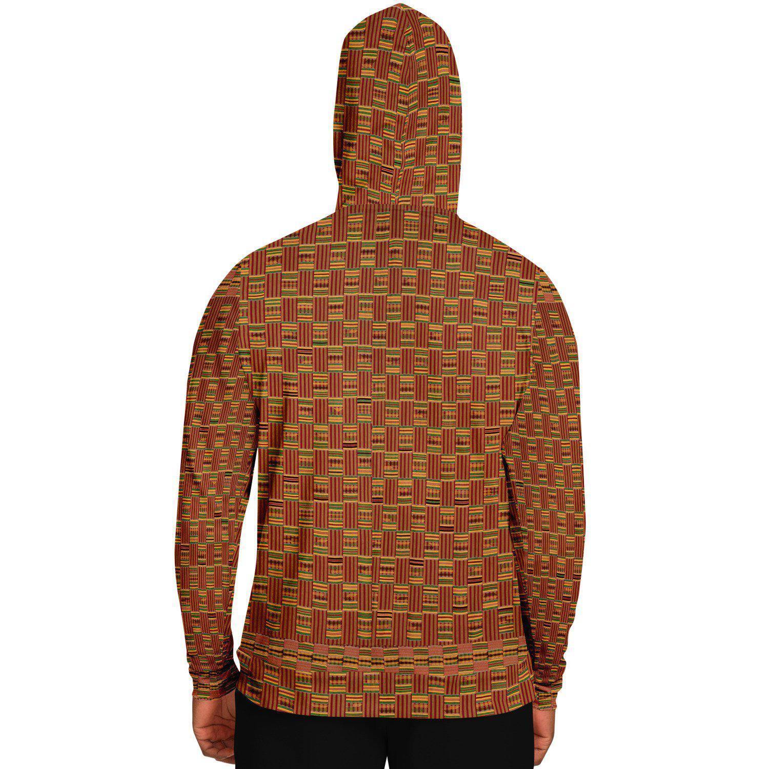 Tribal Hoodie Kente Cloth Inspired (Ghana) | Unisex Tribal Hoodie