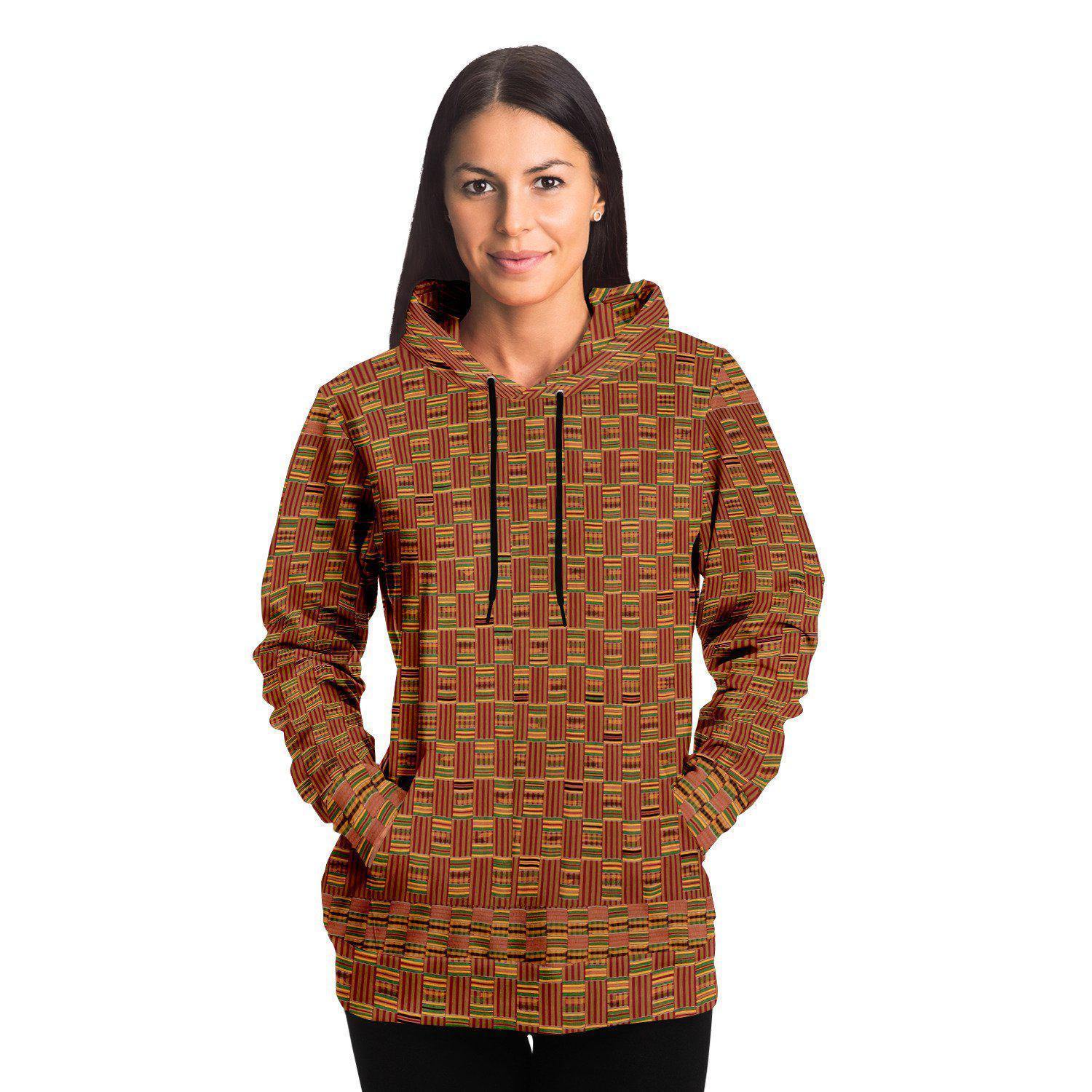 Kente Cloth Inspired (Ghana) | Unisex Tribal Hoodie