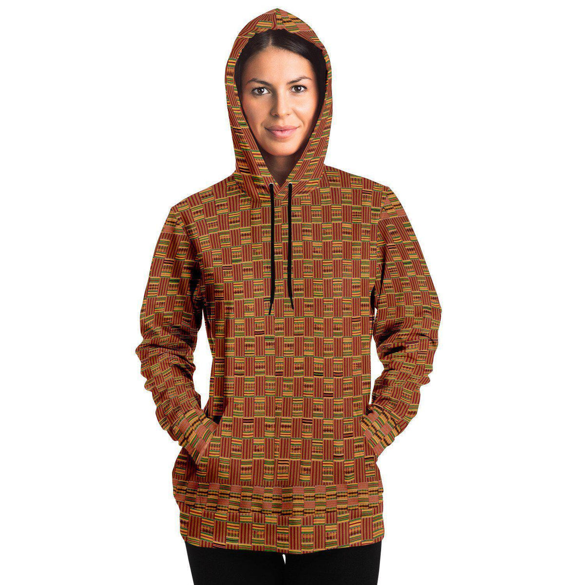 Kente Cloth Inspired (Ghana) | Unisex Tribal Hoodie