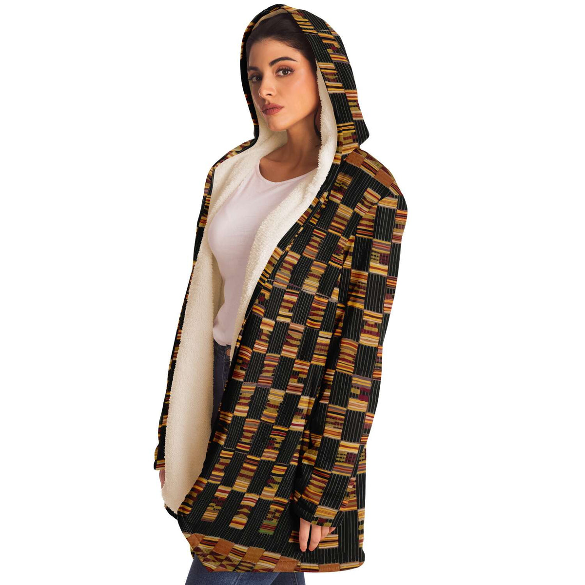 Kente Cloth Style  Unisex Dream Cloak