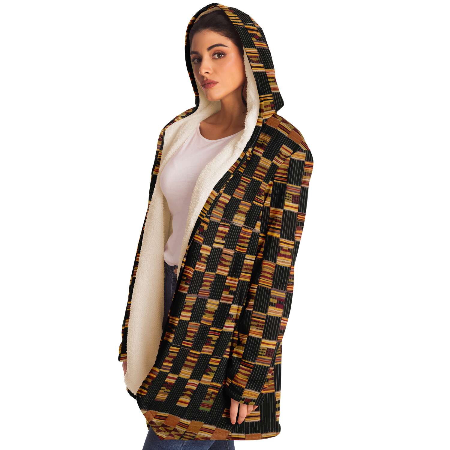 Kente Cloth Style  Unisex Dream Cloak
