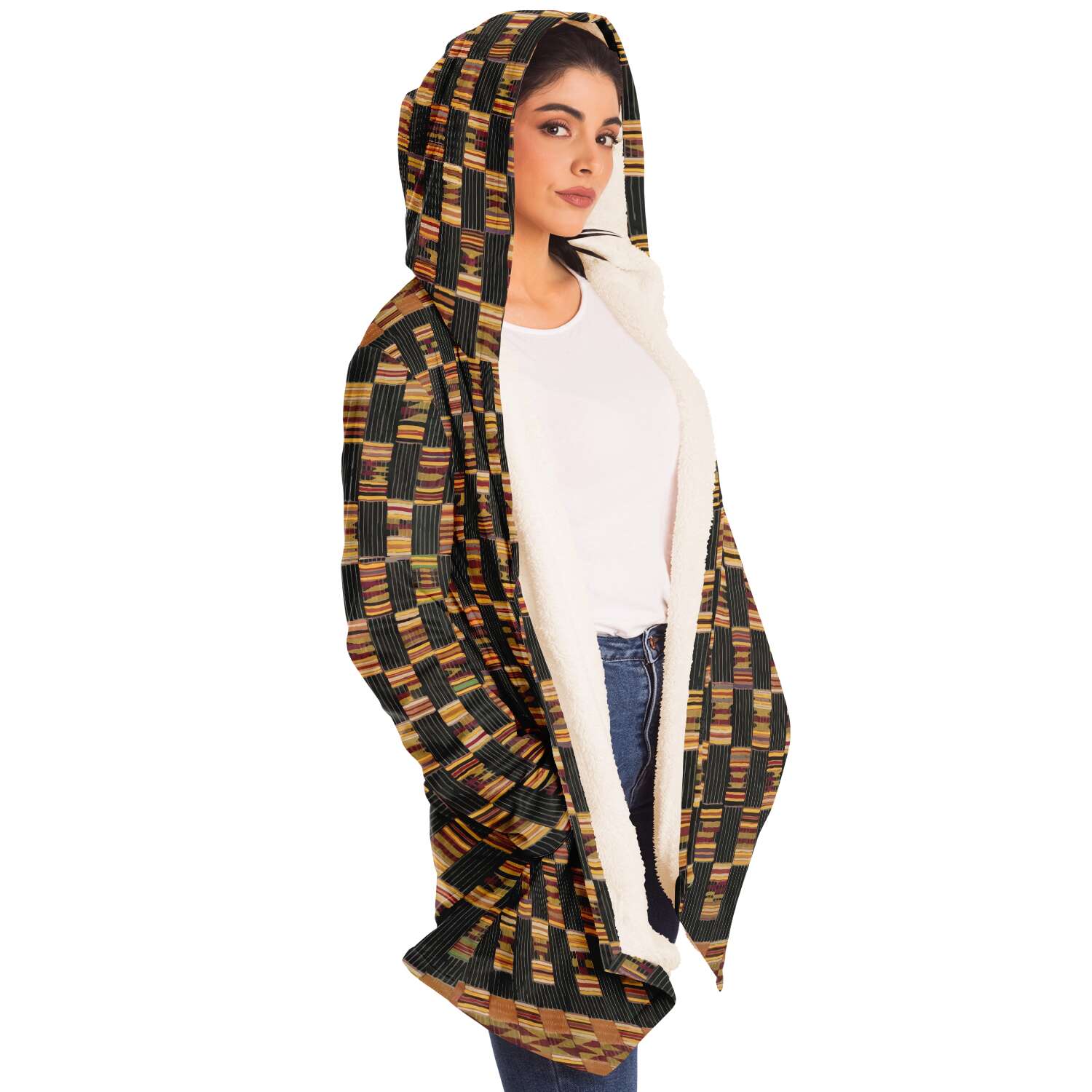 Kente Cloth Style  Unisex Dream Cloak
