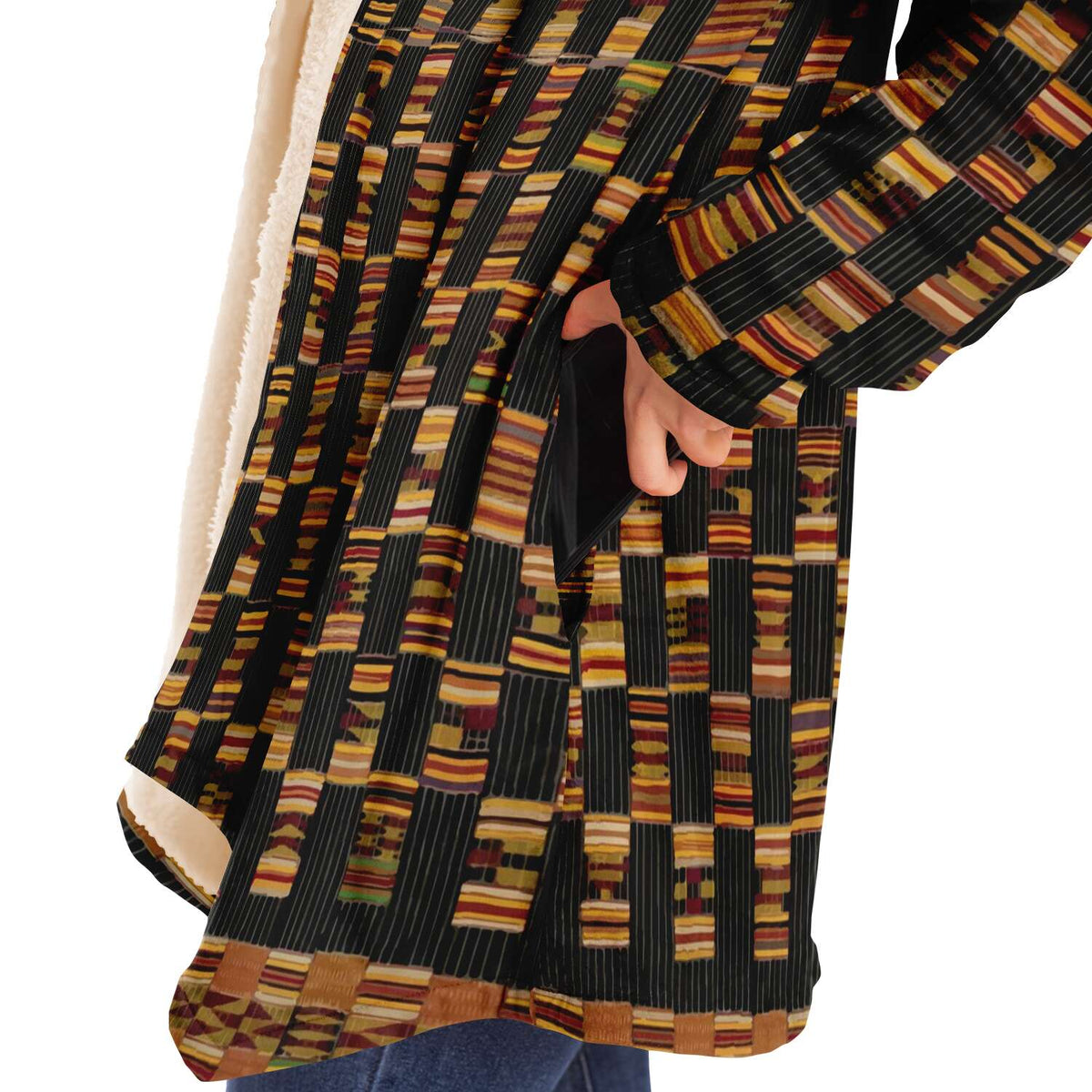 Kente Cloth Style  Unisex Dream Cloak
