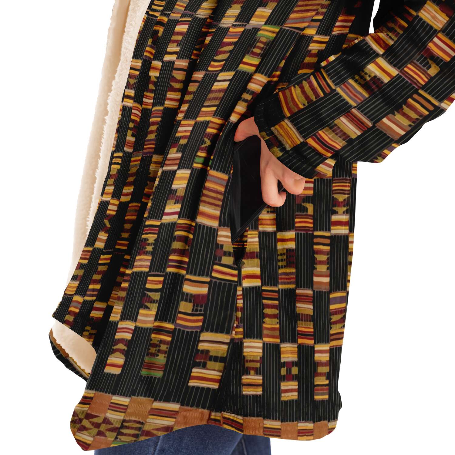 Kente Cloth Style  Unisex Dream Cloak
