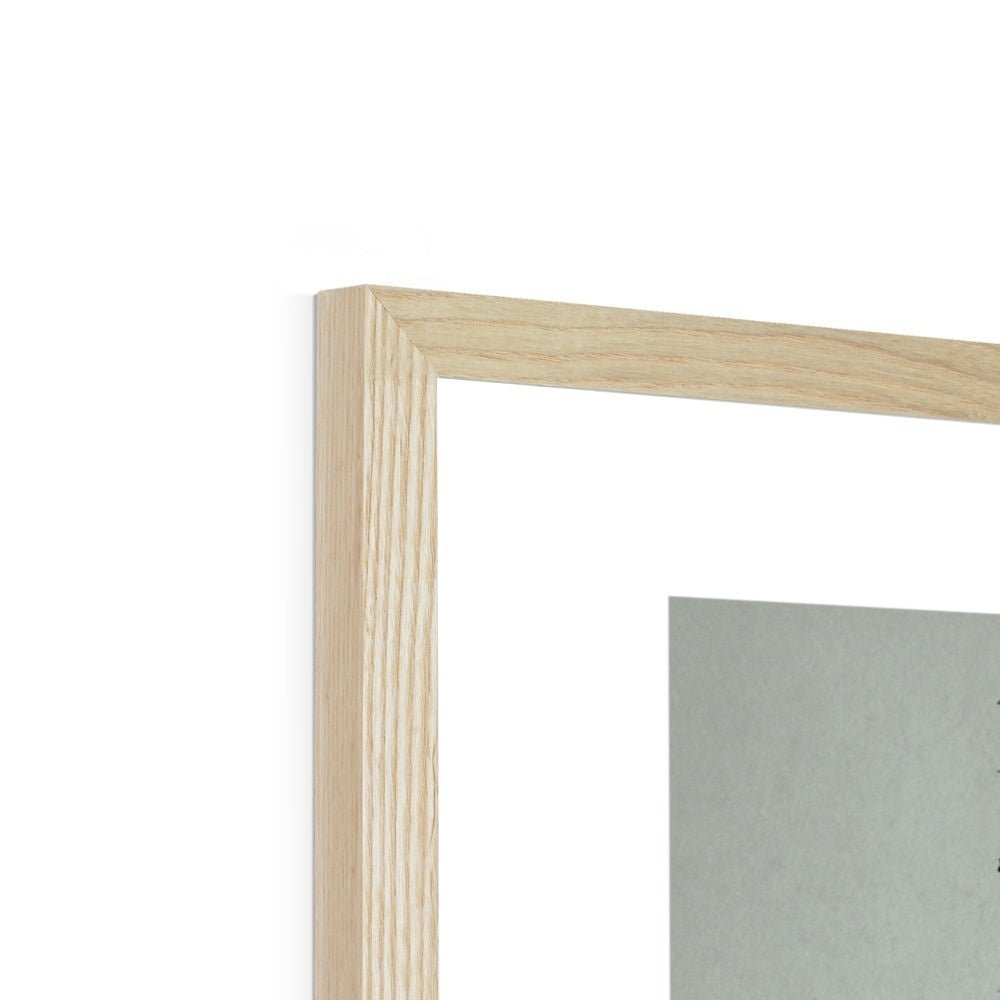 Konjin Chogoro Fighting Kongo-jin, the Blue Monster | Classic Japanese Ukiyo-e Yokai Wood Block Framed Vintage Art Print