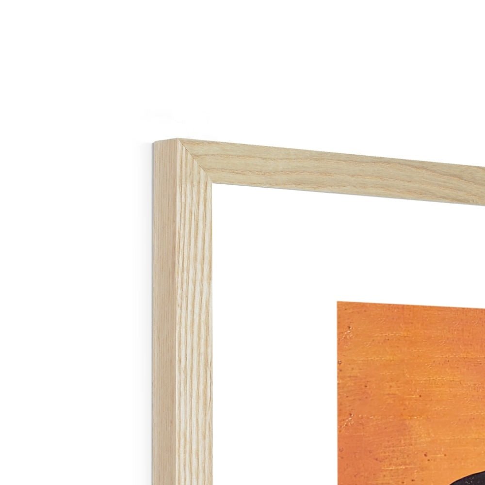 Kundalini Tantra Indian Tantric Art | Sun and Moon, Yoni and Lingam, Sacred Sexuality | Chakra Qi Energy Vintage Framed Art Print