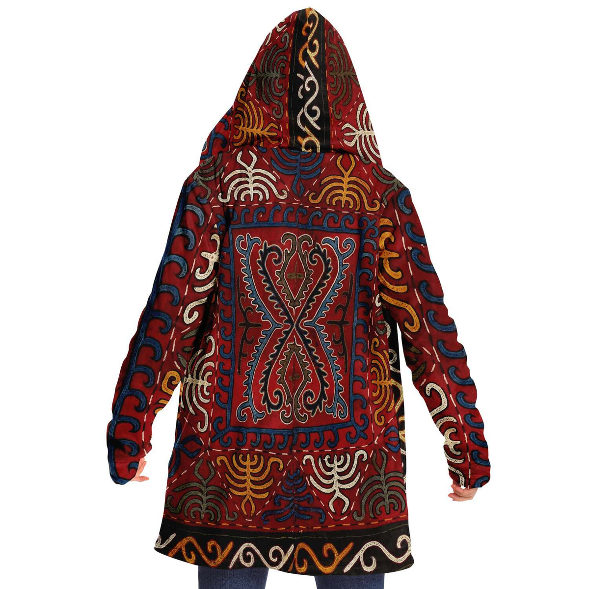 Kyrgyz Traditional Design (Central Asia) Tribal Modern Dream Cloak