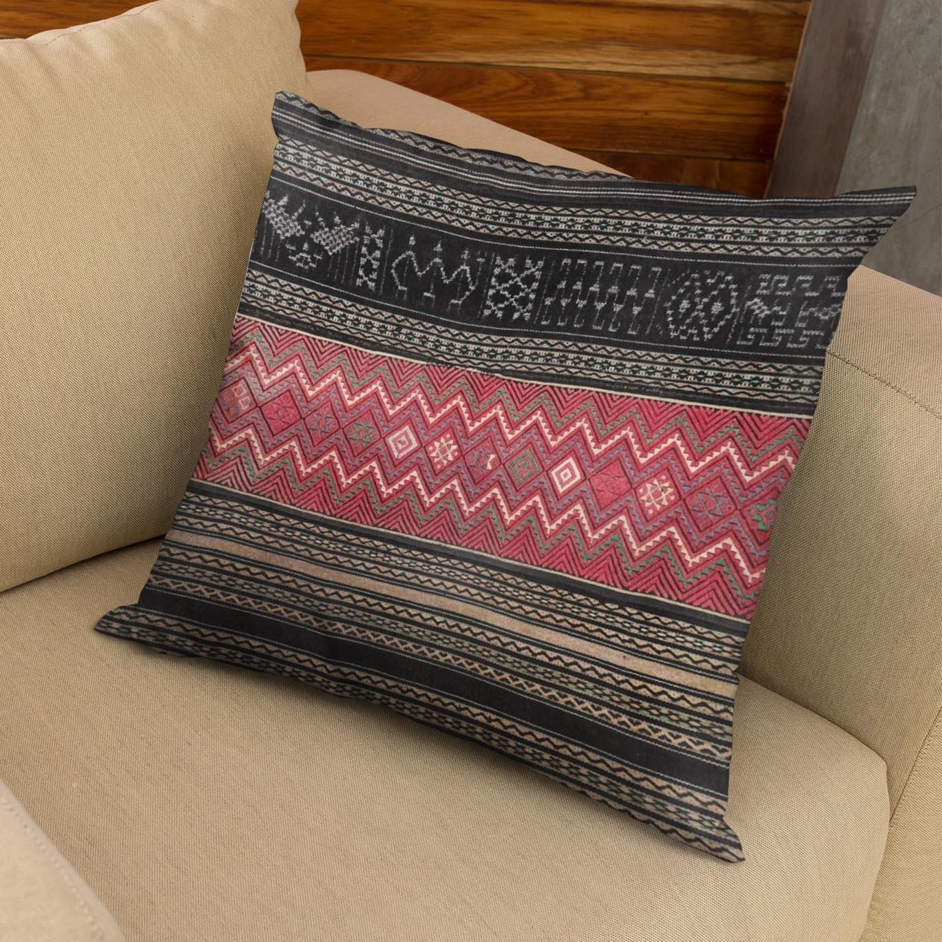 Tribal Pillow Li Tribe Inspired (Central Asia) Tribal Pillows Vintage Antique Throw Pillow Ethnic Pillow