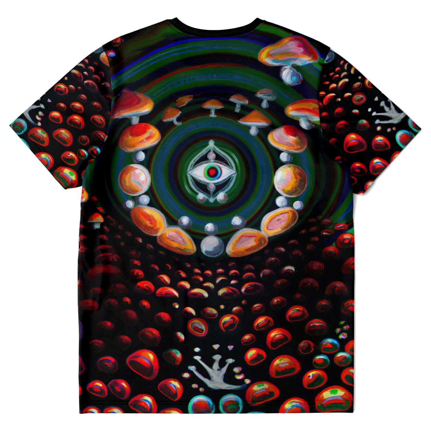 T-shirt Lick the Toad | Original DMT Shroom Magic Mushrooms | Psychedelic Toad Trippy Frog Meditation Graphic Art T-Shirts