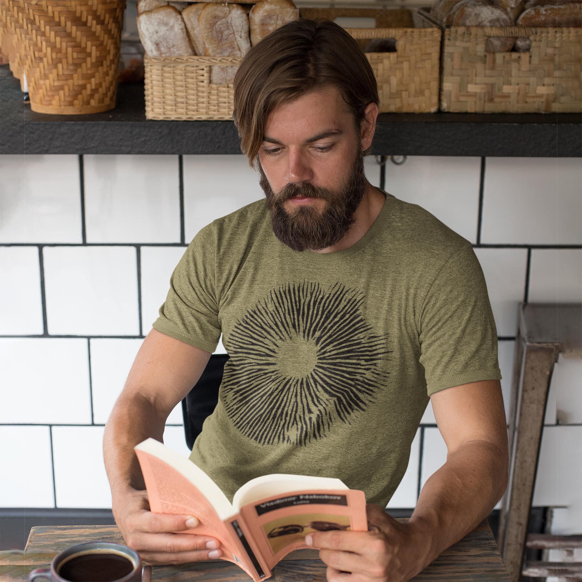 Magic Mushroom Spore Print | Mycology Gift | Magic Mushroom Spore, Psilocybin Graphic T-Shirt Tee