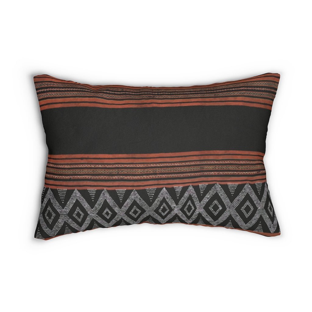 Maio Inspired (Central Asian) Rectangular Tribal Pillow | Various Sizes