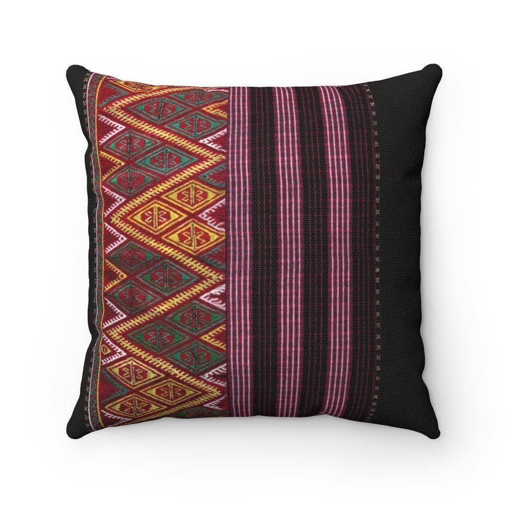 Tribal Pillow Maio-Inspired (Central Asian) Tribal Pillow Vintage Antique Ethnic Throw Pillow