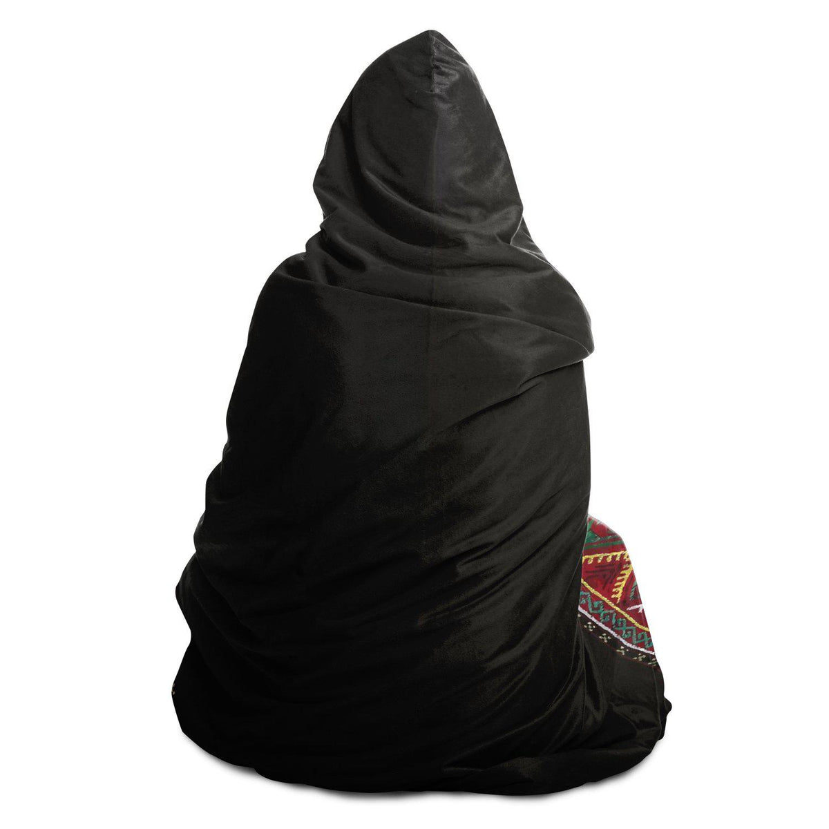 Maio Traditional Embroidery Inspired Hooded Blanket