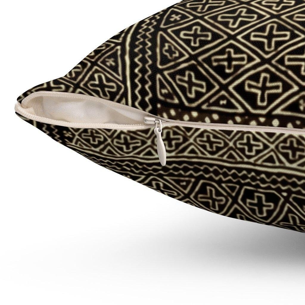 Tribal Pillow Mali-Mudcloth Inspired African Tribal Pillow Kilim Kuba Batik Ethnic Boho Pillow Antique Vintage Textile