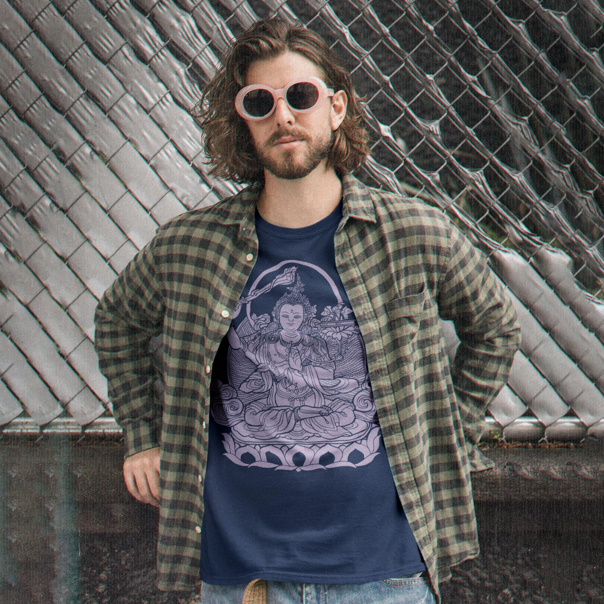 Manjusri Bodhisattva Buddhist Mahayana Zen | Buddha Dharma Meditation | Vipassana Mindfulness Gift Zazen T-Shirt