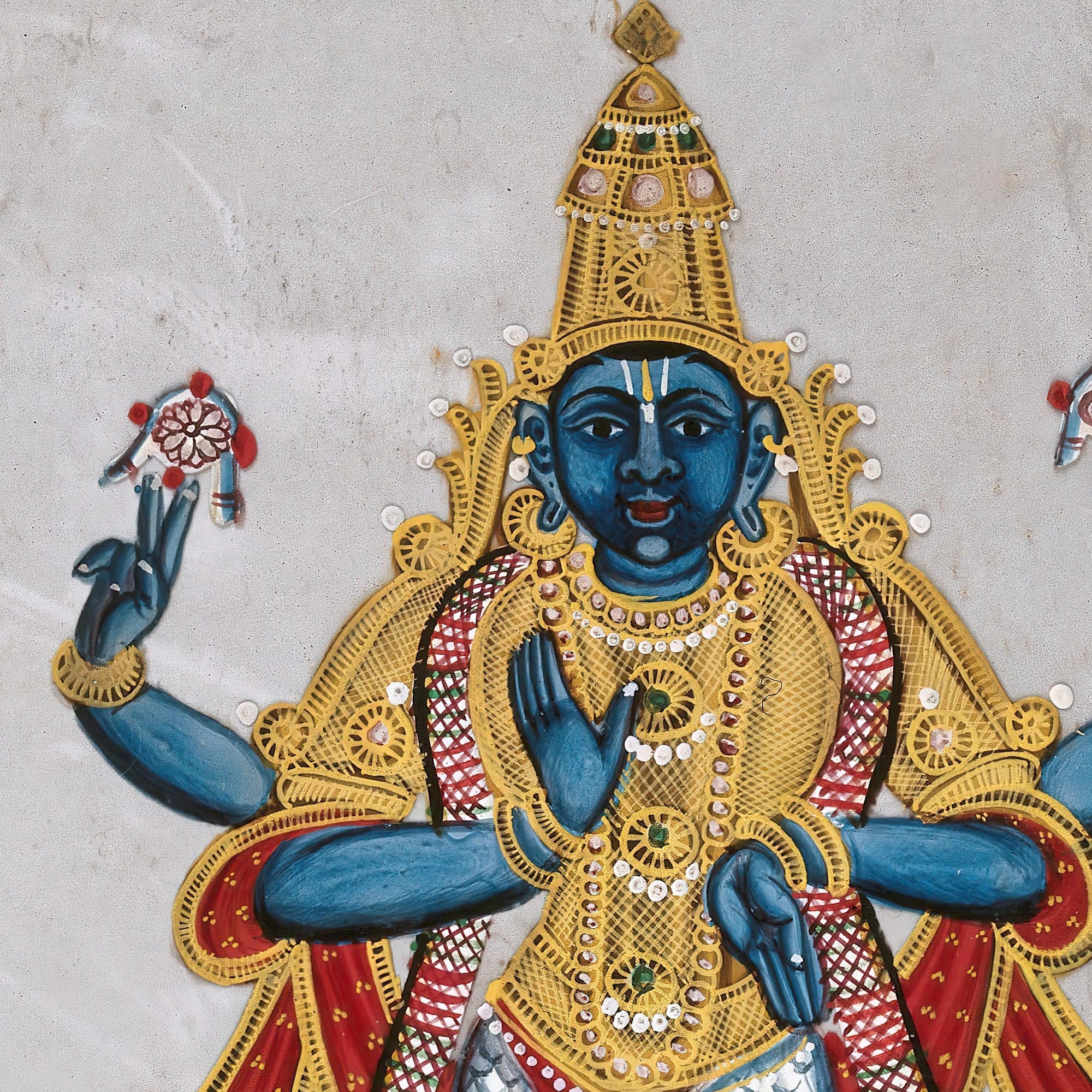giclee Matsya Print: Vishnu Avatar In the Form of a Fish | Incarnation Hindu Deity Vedic Gift | Antique Ocean Reincarnation Fine Art Print
